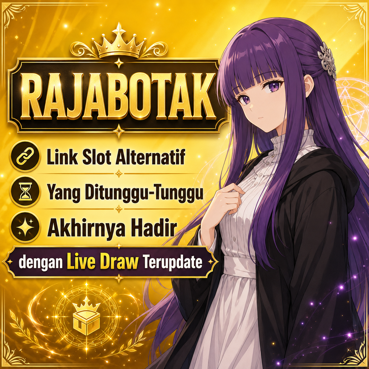 RAJABOTAK: Link Slot Alternatif dengan Live Draw Terupdate & Situs Terbaik Saaat ini